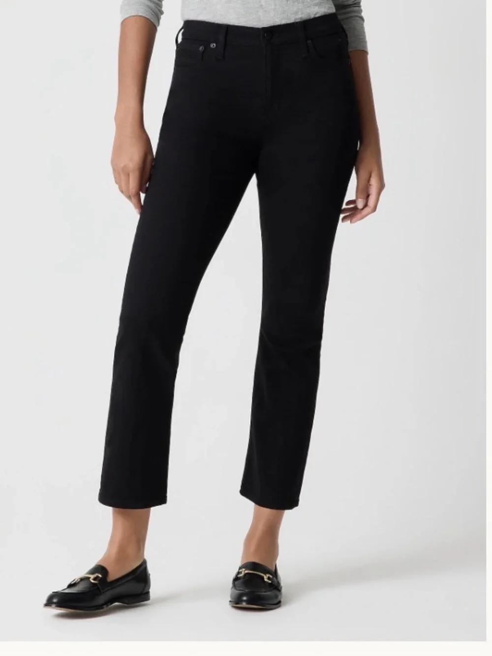 J. Crew Black Flare Wide-Leg Jeans